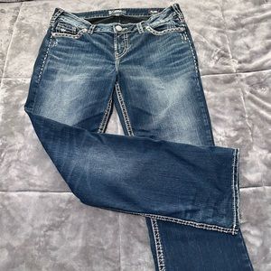 Silver jeans co boot cut jeans medium wash | size 34